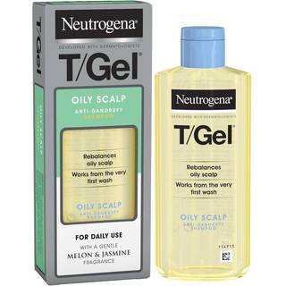 Neutrogena T Gel Anti Dandruff Shampoo 250ml Fedtet hovedbund Daglig brug Ny formel