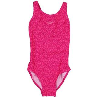 Speedo Badedragt Boomstar Allover Muscleback til piger Pink / Galinda Str. 152/11-12y pink