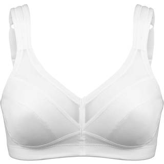 Swegmark Net Faitrade Cotton Soft Bra - White - C 90