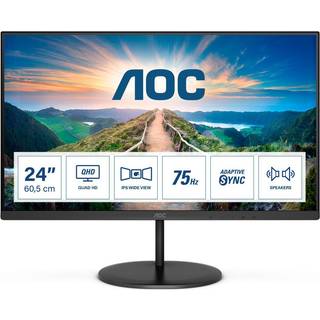 24" AOC Q24V4EA - 2560x1440 (QHD) - 75Hz - IPS