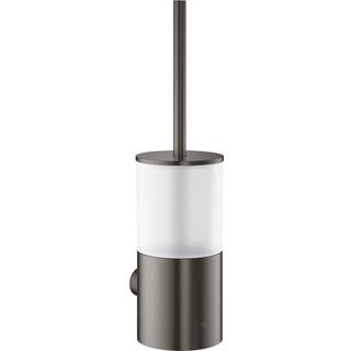 Grohe Atrio New toiletbørstebørste, glas/metal, Børstet Hard Graphite