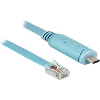 DELOCK Adapter USB2.0/C St > Seriell RS232 RJ45 St 3.0m blau