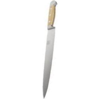 Güde Alpha Olive Schinkenmesser 26 cm - CVM-Messerstahl - Griffschalen Olivenholz - Braun,Silber
