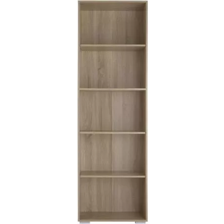 Bogreol Lexi 5 rum 60x30x190cm - hvid