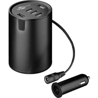 Goobay Cup Holder Biloplader m. 5 USB-Porte