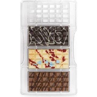 Professionel chokoladeform i polycarbonat - Tablet Mini Bar chocolate mold