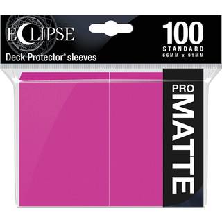 Eclipse Matte Standard Sleeves: Hot Pink (100 Sleeves)