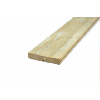 25x125 trykimp. stern over (22x120mm) gran skrå profil