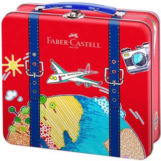 Faber-Castell Rejsekuffert med Tusser/ Pas - Flerfarvet