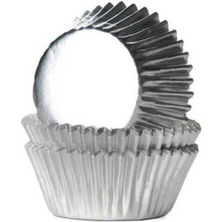 Sølv Folie Mini Muffinsforme 36 stk, House of Marie