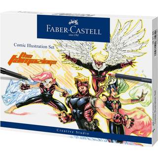 Faber-Castell Comic Illustration Sæt - Flerfarvet