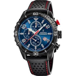 Festina F20519-2 Blå/Læder Ø45 mm