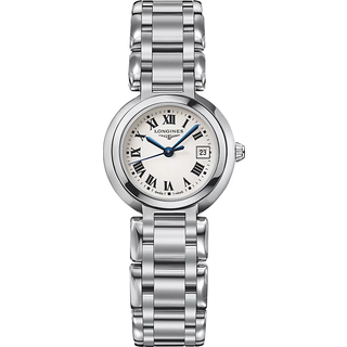 Longines L8.110.4.71.6 PrimaLuna Sølvfarvet/Stål Ø26.5 mm