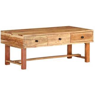 sofabord 100x50x40 cm massivt akacietræ