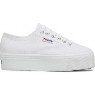 Superga Superga White Canvas 2790 Flatform Trainers