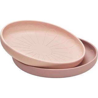 Cam Cam flad tallerken 2-pak Flower plates - Rose mix