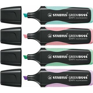 STABILO Highlighter Boss Pastel 4 stk - Flerfarvet