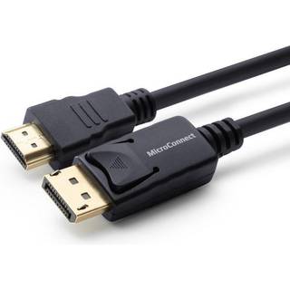 MicroConnect DisplayPort 1.2 – HDMI kabel, 5m