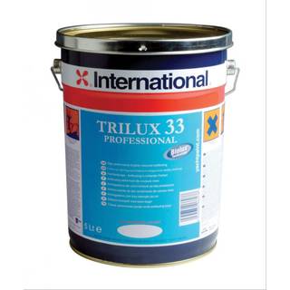 Hård kobberbaseret bundmaling International Trilux 33, 5 liter - hvid