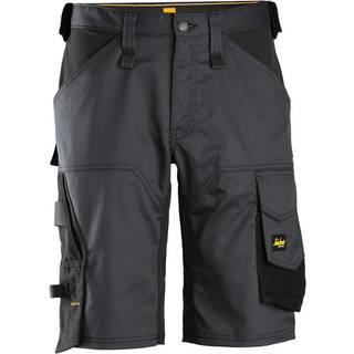 Snickers Workwear 6153 AllroundWork Shorts Stål grå/sort Stålgrå/sort