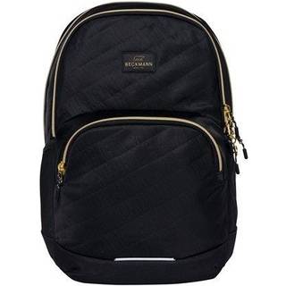 Beckmann Skoletaske Sport Jr Black Gold - Sort
