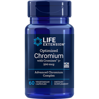 Optimeret krom med Crominex 3+, 500mcg - 60 kapsler