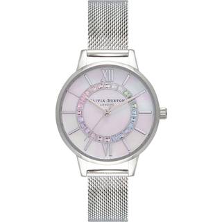Olivia Burton OB16WD96 Wonderland Rainbow Mesh Bracelet Watch - W28125
