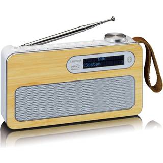 Lenco PDR-040 DAB+ Radio (Bambus/Hvid)