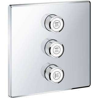 Grohe Smartc.overdel 3funk indbygningsoverdel med 3 funktioner, firkantet