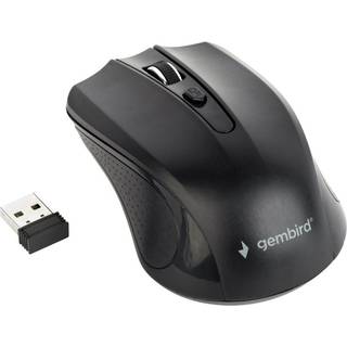 Gembird Wireless optical mouse 4B-04 - Mus - Optisk - 4 knapper - Sort