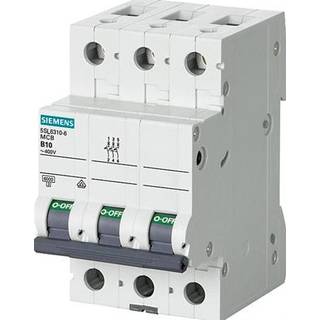 Siemens Automatsikring 6ka 3p c 6a 5sl6306-7