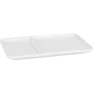 2-rums porcelæn plateau, 23,5 x 14 cm - Viejo Valle