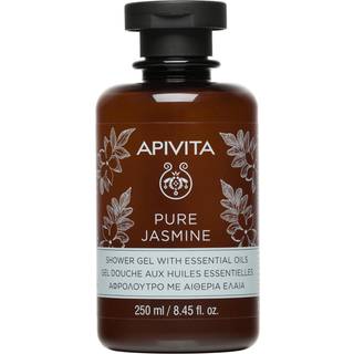 Apivita Pure Jasmine Shower Gel Fugtgivende brusegel Med essentielle olier 250 ml - 250 ml