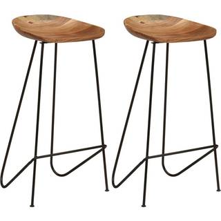 barstole 2 stk. massivt akacietræ