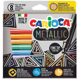 Tuscher Metallic Fineliner - 8 forskellige farver