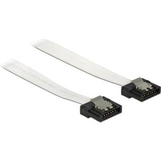 Delock - SATA 600 Flexi kabel - Sort - 10 cm