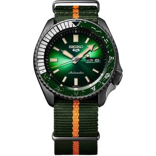 Seiko 5 Sports Naruto & Boruto Limited Edition Automatic Green Dial Men's Watch SRPF73K1