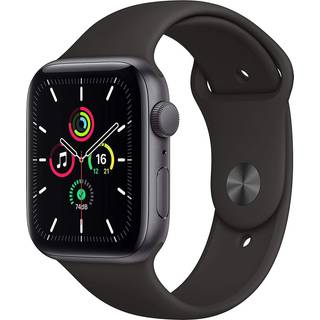 Apple Watch SE (2024) 44 mm GPS L/M - Midnight Aluminium Sport Band (På lager i varehus)