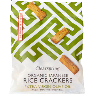 Clearspring Rice Cracker Olivenolie og Salt Ø - 50 gr
