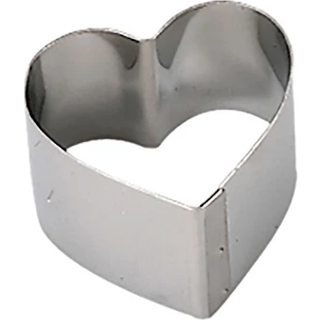 de Buyer Patisserie Backform Herz 14 cm - Edelstahl - Silber