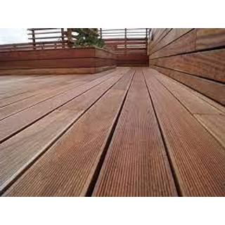 Jatoba terrassebrædder 21x145x4600 smårillet/glat forbrug: 6,53mtr/m2