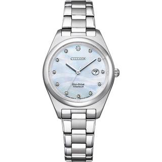 Citizen EW2600-83D Titanium Hvid/Titanium Ø29 mm