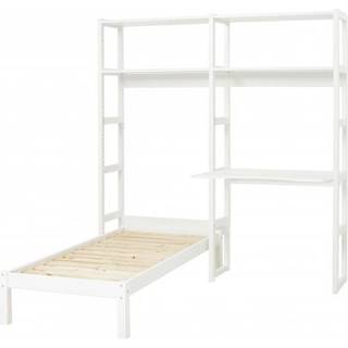Hoppekids Storey reol med hylder, seng 70x160 cm og skriveplade