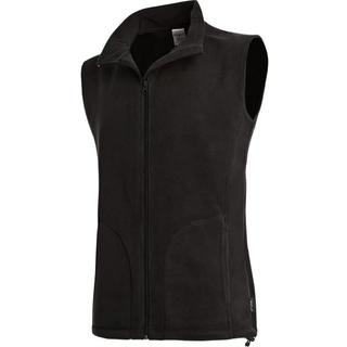 Stedman Active Fleece Vest For Men - Black - Small