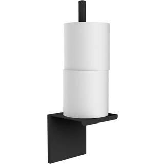 Allibert LOFT-GAME væghængt toiletrulleholder, 2 ruller, mat sort