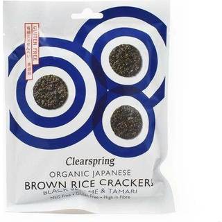 Rice Cracker black sesame Økologisk - 40 gr