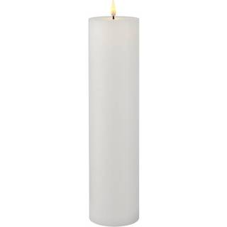 Sirius Sille Genopladelig Lys Ø: 7,5 x H: 30 Cm Hvid