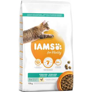 Iams Vitality Cat Adult Sterilised, Chicken - 10 kg