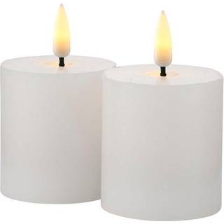 Sirius Sille LED bloklys hvid 2 stk.