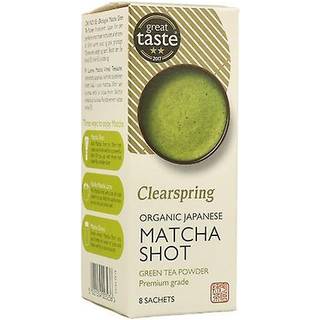Clearspring Matcha shots (premium grade) 8 sticks Økologisk - 8 Pakker